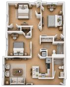 120 Westbourne Lane · 3 bedrooms original brochure floor plan