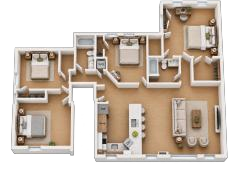 120 Westbourne Lane · 4 bedrooms original brochure floor plan