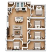 120 Westbourne Lane · 5 bedrooms original brochure floor plan